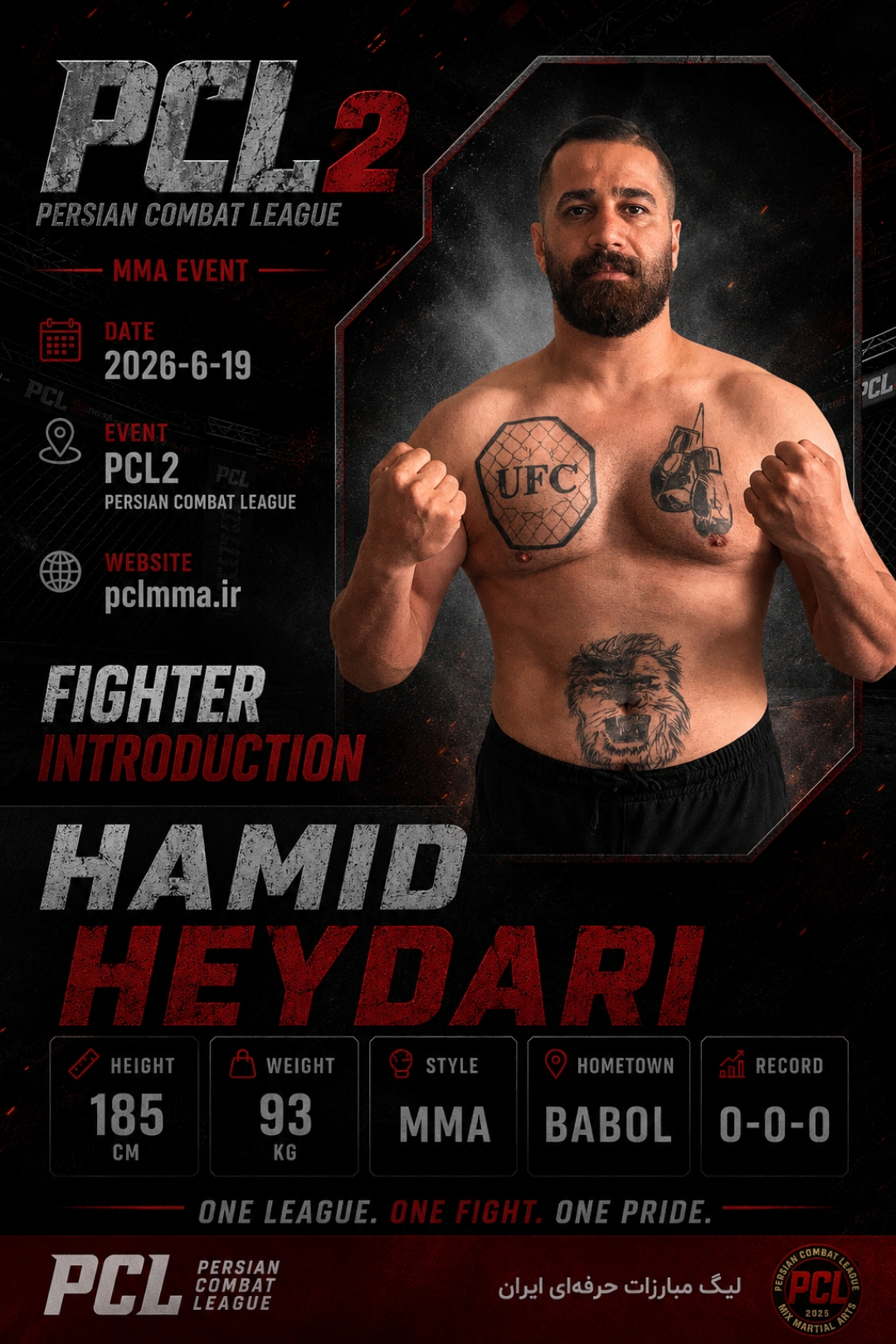 Introducing the fighters of the second PCL event