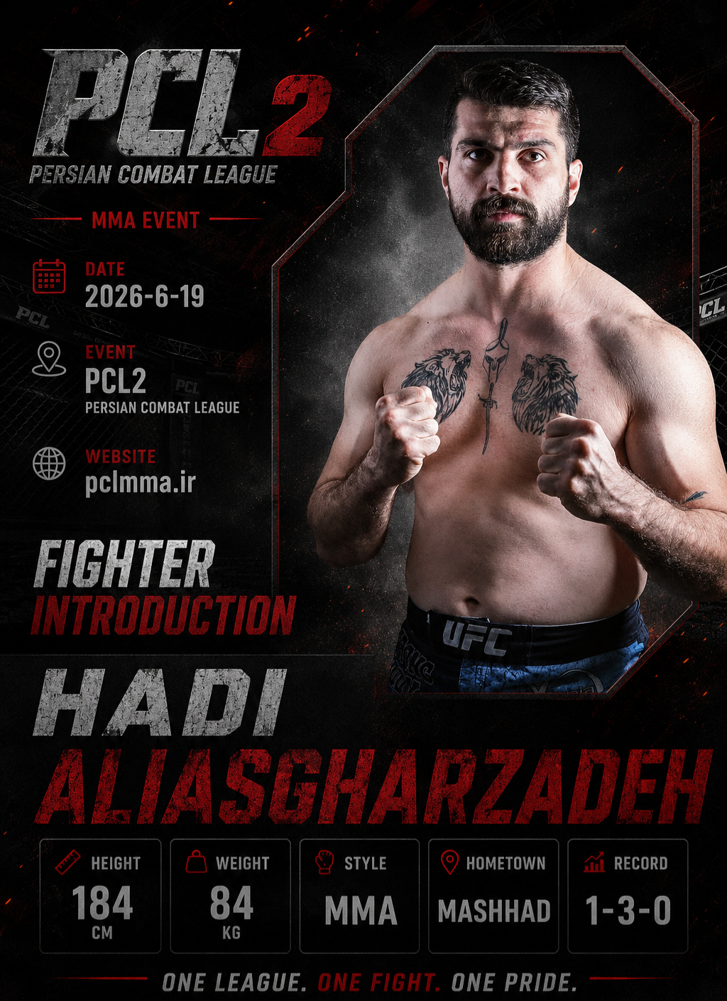 Introducing the fighters of the second PCL event